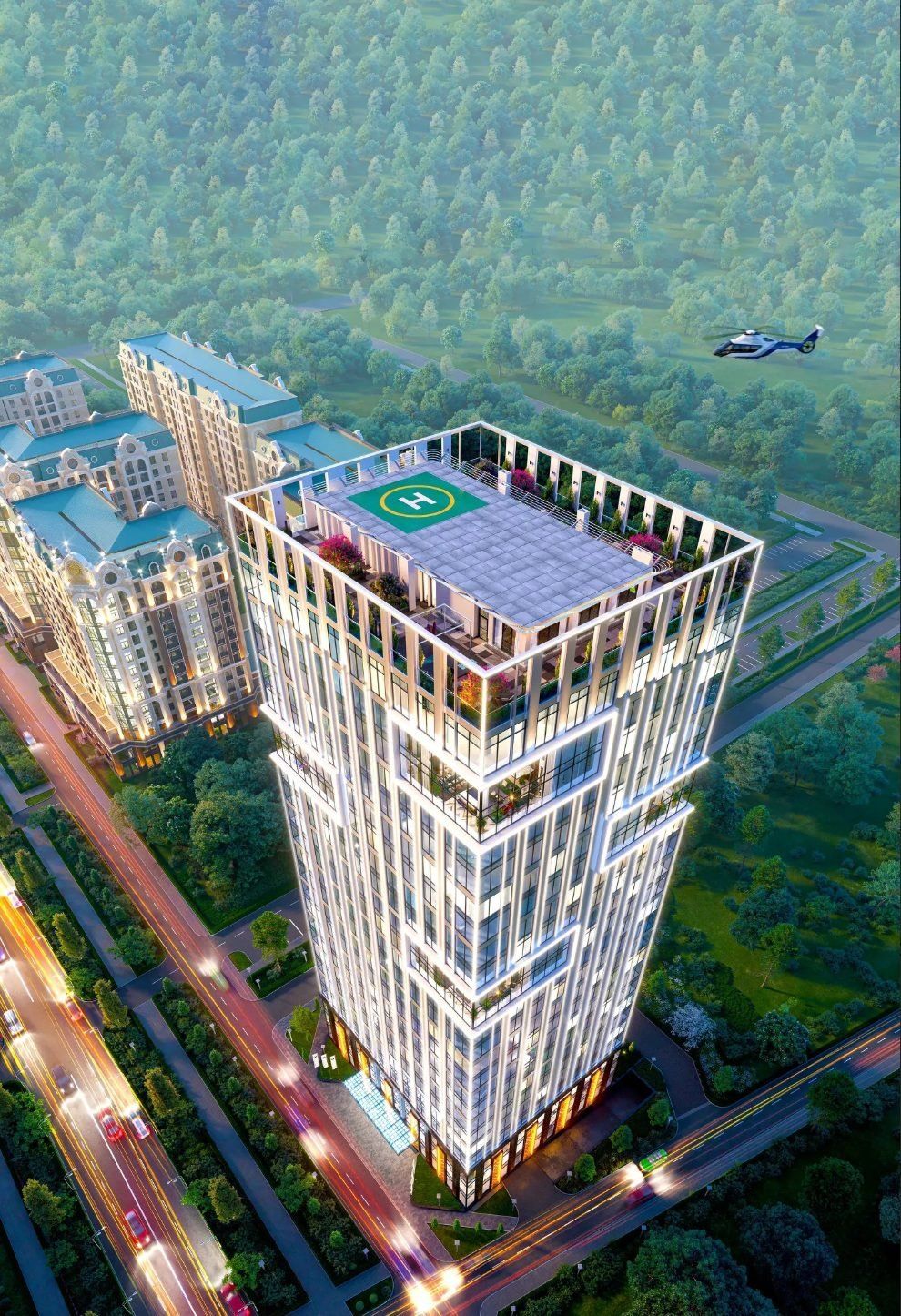 Видовая 4-комнатная квартира в ЖК «Royal Tower»